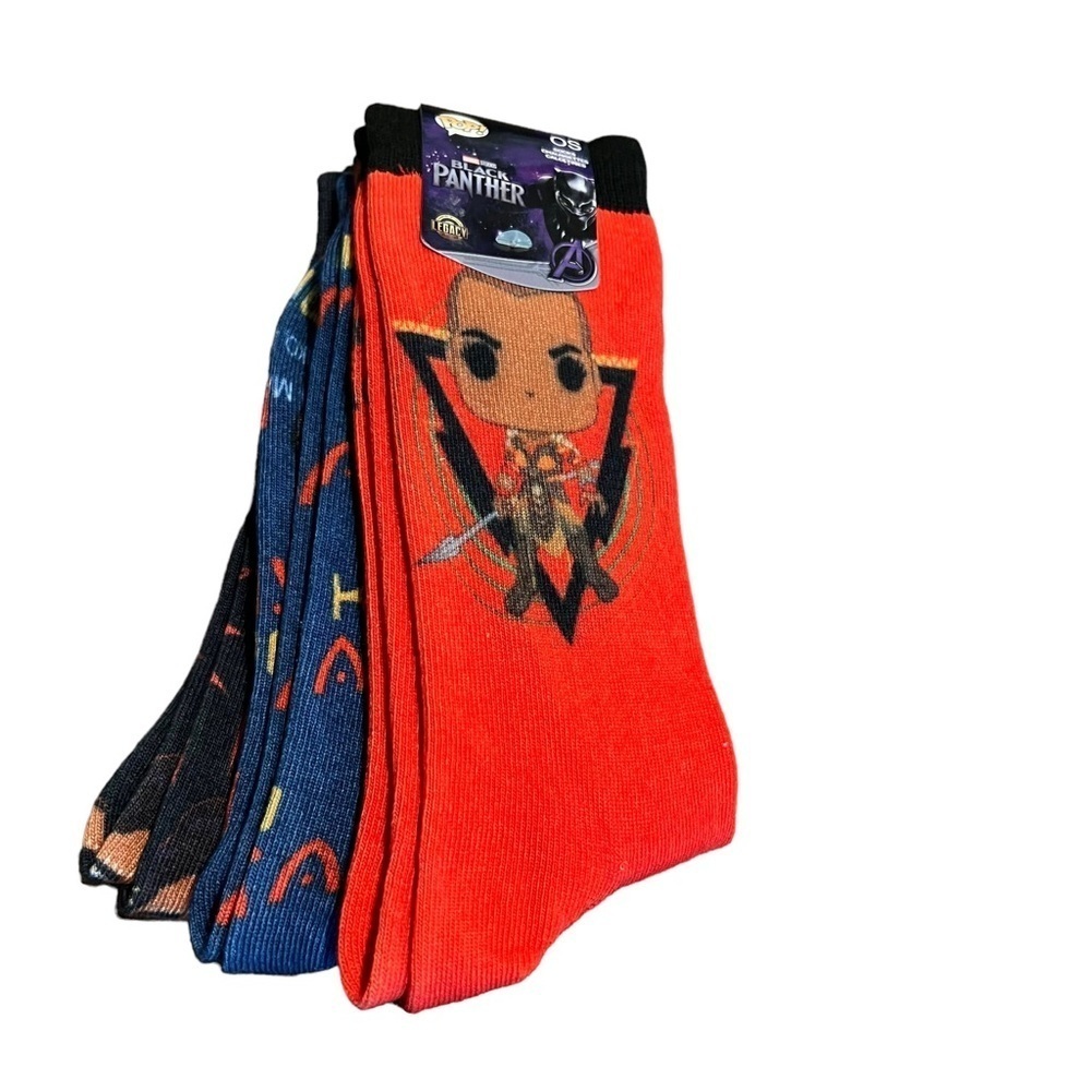 Marvel Black Panther Women’s 3 Piece Socks OS NWT